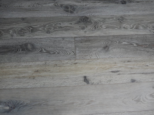 Total Wood Flooring Ravenmoor Charcoal Distressed Engineered Oak - Sample