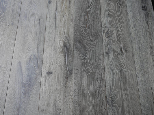 Total Wood Flooring Ravenmoor Charcoal Distressed Engineered Oak - Sample