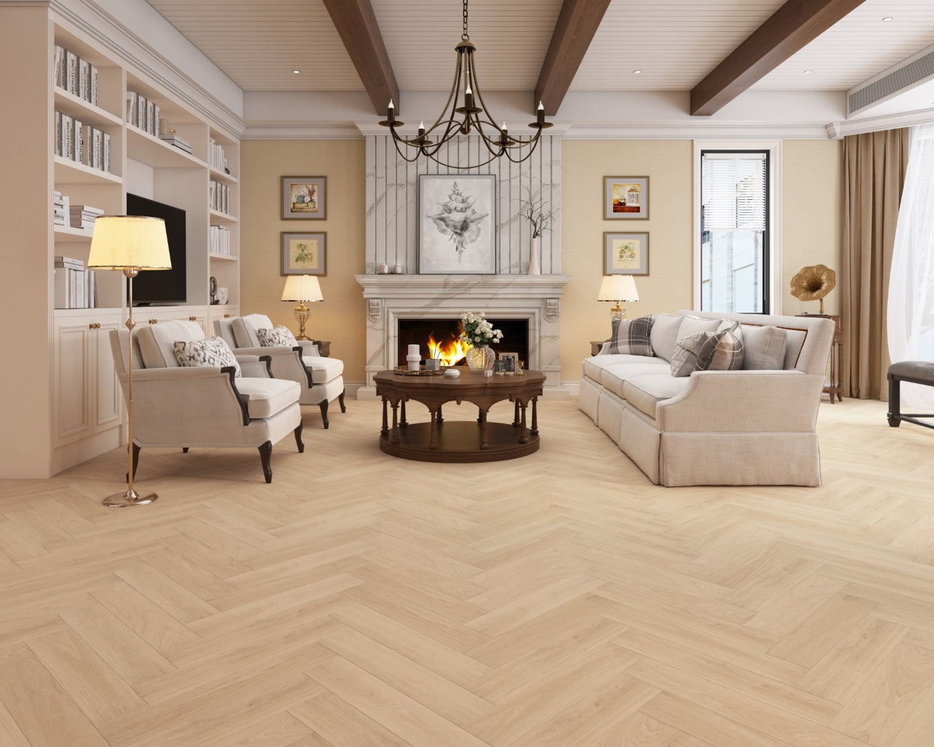 Total Wood Flooring Rawcrest Herringbone Engineered Oak - Sample