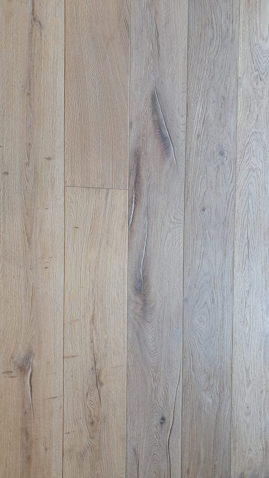 Total Wood Flooring Frosthaven White Distressed Engineered Oak - Sample
