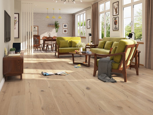 ⤓: 15mm ↔: 220mm ↕: 2200mm Frosthaven White Distressed Engineered Oak
