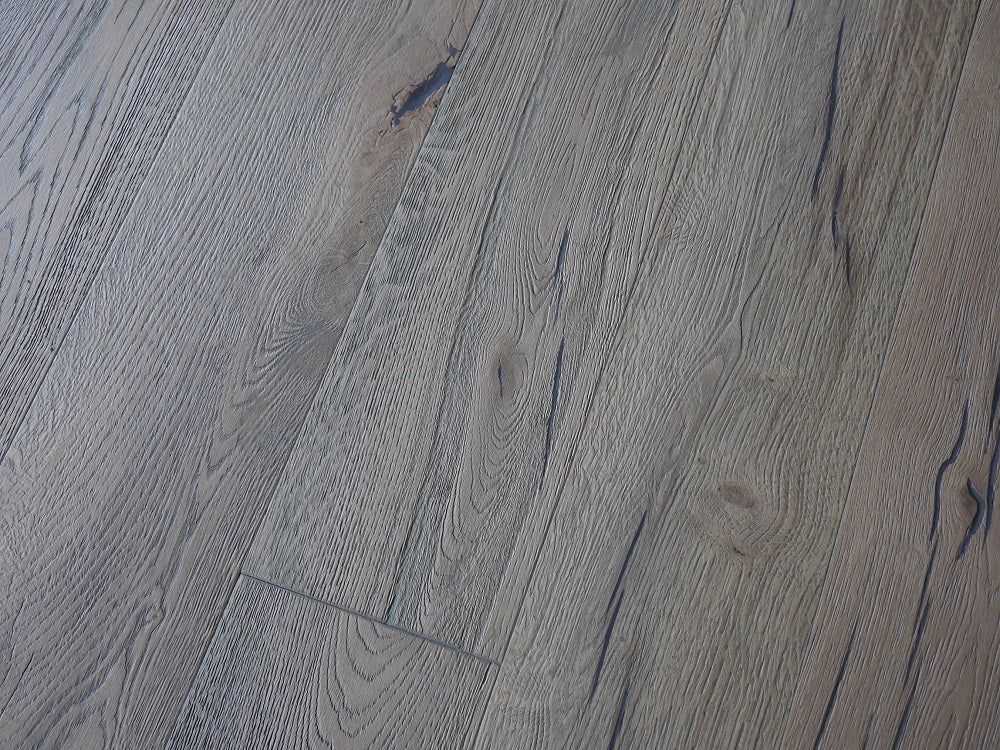 Total Wood Flooring Silvermoor Mist Distressed Engineered Oak - Sample