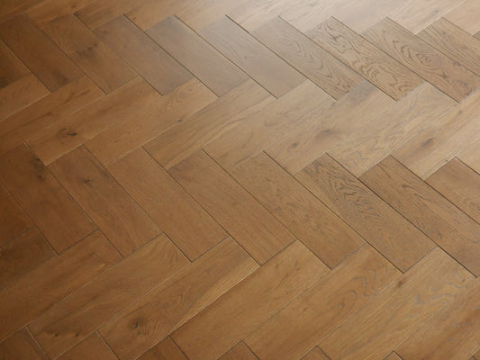 Total Wood Flooring Goldsmoke Solid Herringbone - Sample